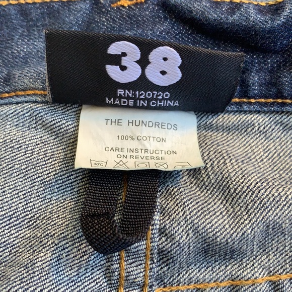 The Hundreds Slim Jeans Size 38 Printed Pockets - Picture 8 of 12